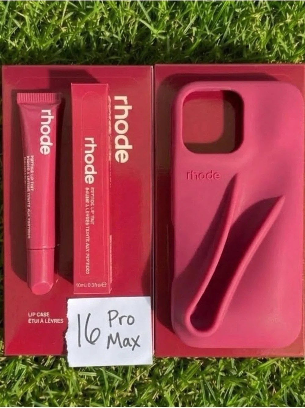 RHODE iPhone Lip Case in Raspberry